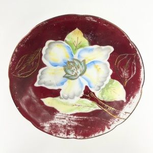 🌺🍎🌿📕💌SAJI - porcelain saucer.